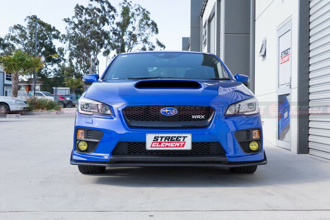 S207 1:1 Style Front Bumper Lip For 2014-2017 Subaru WRX/STI V1 (GLOSS BLACK)