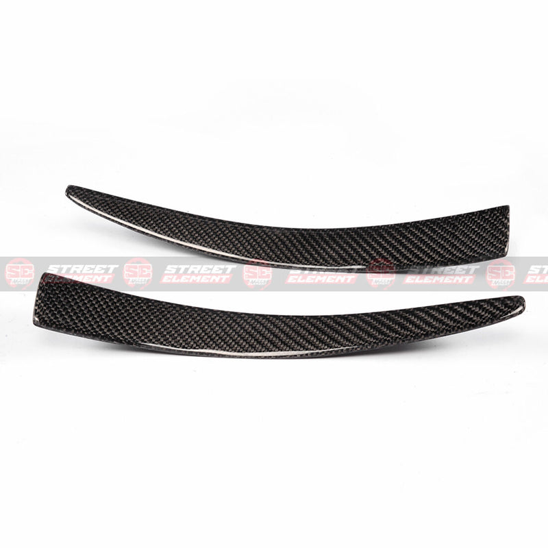 Carbon Front Hyper Canards (Pair) For MY14-18 BMW F80 M3 & F82/F83 M4 (CF)