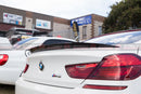 V Style Carbon Trunk Spoiler For MY12-18 BMW F06/F13 M6 Gran Coupe & Coupe (CF)