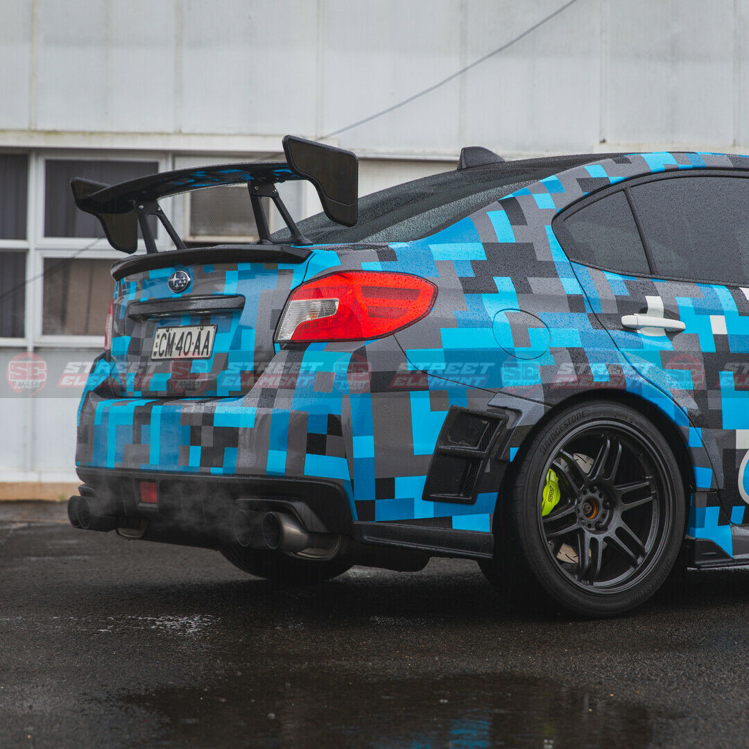 S209 Style Rear GT-Wing Spoiler For 2014-2021 Subaru WRX/STI V1 (GLOSS BLACK)