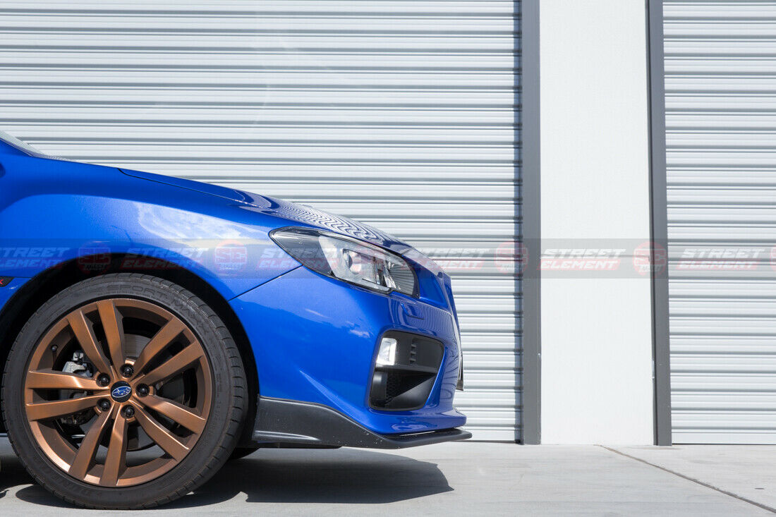 S207 1:1 Style Front Bumper Lip For 2014-2017 Subaru WRX/STI V1 (MATTE BLACK)