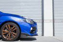 S207 1:1 Style Front Bumper Lip For 2014-2017 Subaru WRX/STI V1 (MATTE BLACK)
