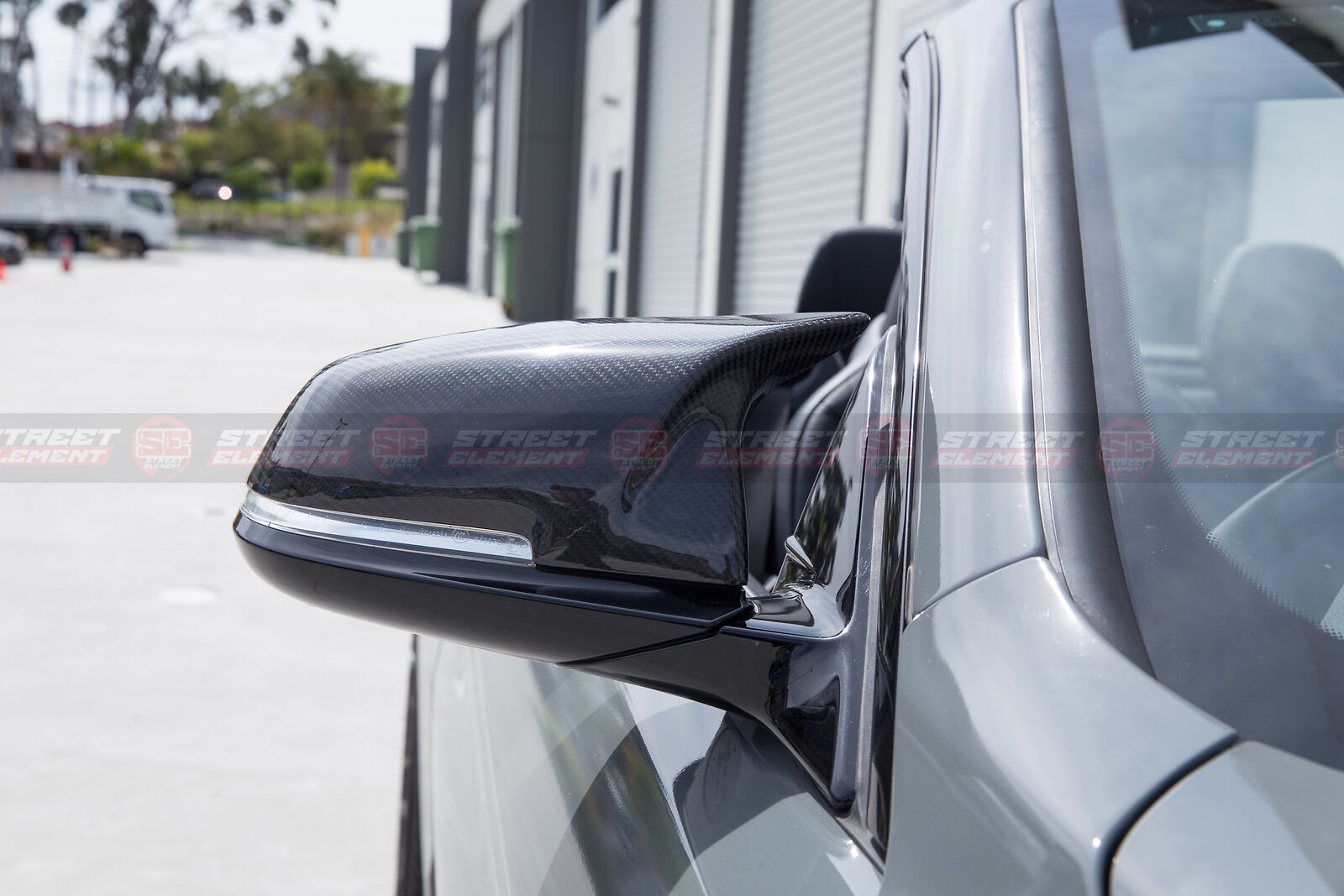 M V2 Style Carbon Side Mirror Replacement For BMW F20 F22 F87 F30 F32 E84 (CF)