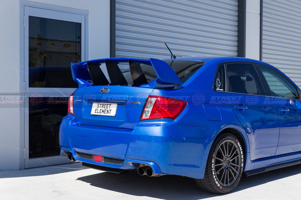 S-T Style Wing Spoiler For 2008-2013 Subaru Impreza RS/WRX/STI G3 (BLUE 02C)