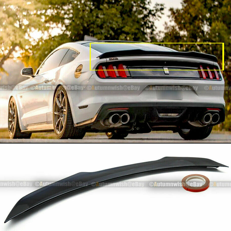 SEV1 Style Trunk Spoiler For 2015-2021 Ford Mustang FM/FN Coupe (UNPAINTED)