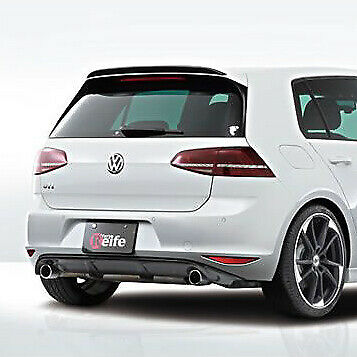 GARAGE VARY Style Rear Diffuser For 2013-2016 VW Golf R MK7 MK7R (CARBON FIBRE)