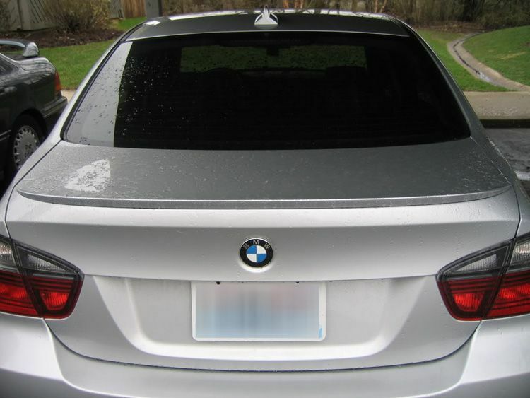 M3 Style Rear Trunk Spoiler For 2006-2011 BMW E90 3-Series & M3 (GLOSS BLACK)