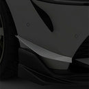 VRS-1 Style Front Bumper Canards For 2019-2021 Toyota Supra GR (CARBON FIBRE)
