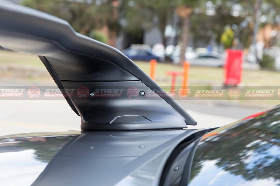 STREET ELEMENT EVO X Style Wing Spoiler For 2007-2017 Mitsubishi CJ CF Lancer [Paint Matched]
