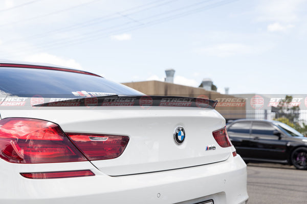 V Style Carbon Trunk Spoiler For MY12-18 BMW F06/F13 M6 Gran Coupe & Coupe (CF)