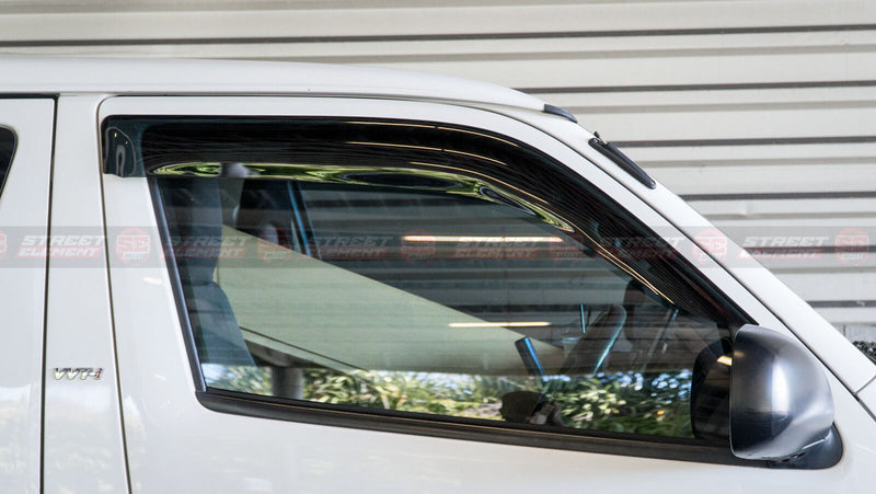 For Toyota HiAce 2004-2018 H200 Van Slimline Window Visors/Weathershields (2PCS)