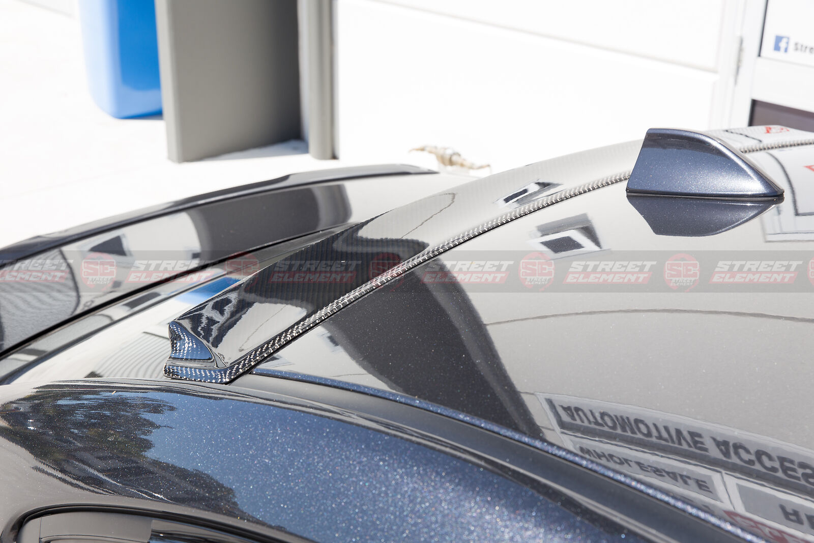 SE D1 Style Rear Window Spoiler For MY15-19 Subaru WRX Premium/STI (CARBON)
