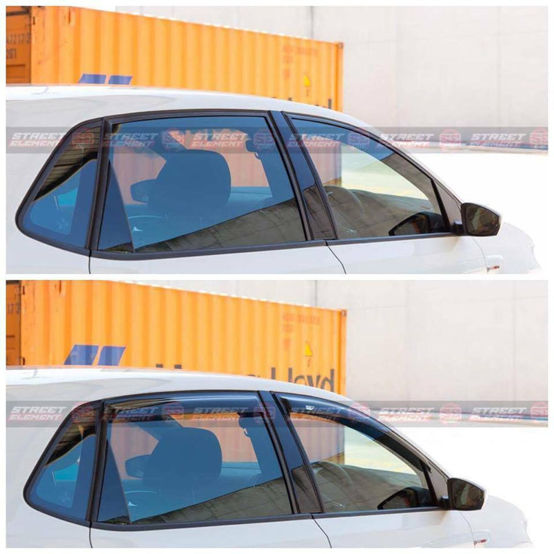 For VW Polo MK5 TSI GTI 2009-2017 Slimline Window Visors/Weathershields (4PCS)