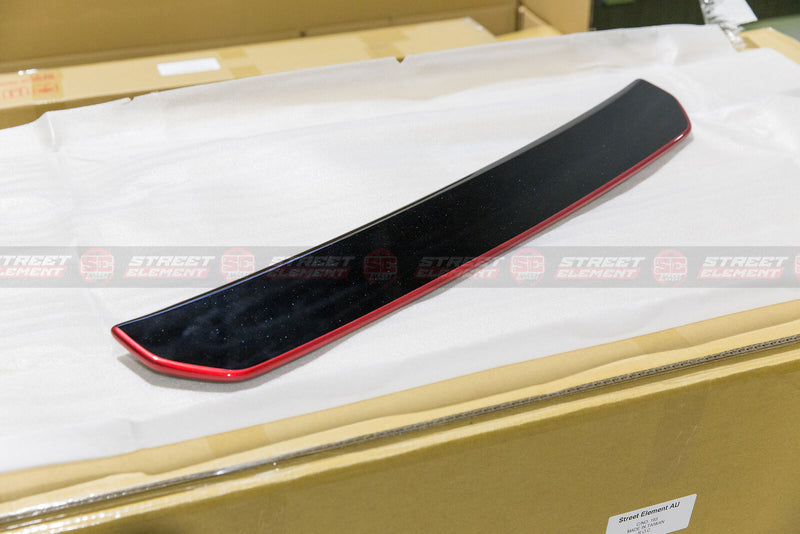 S-T Style Rear Under Diffuser For 2014-2020 Subaru WRX/STI V1 (RED ACCENT/BLACK)