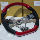 DMK Steering Wheel For 2016-2020 Subaru Levorg V1 (RED CARBON/SUEDE/RED STITCH)