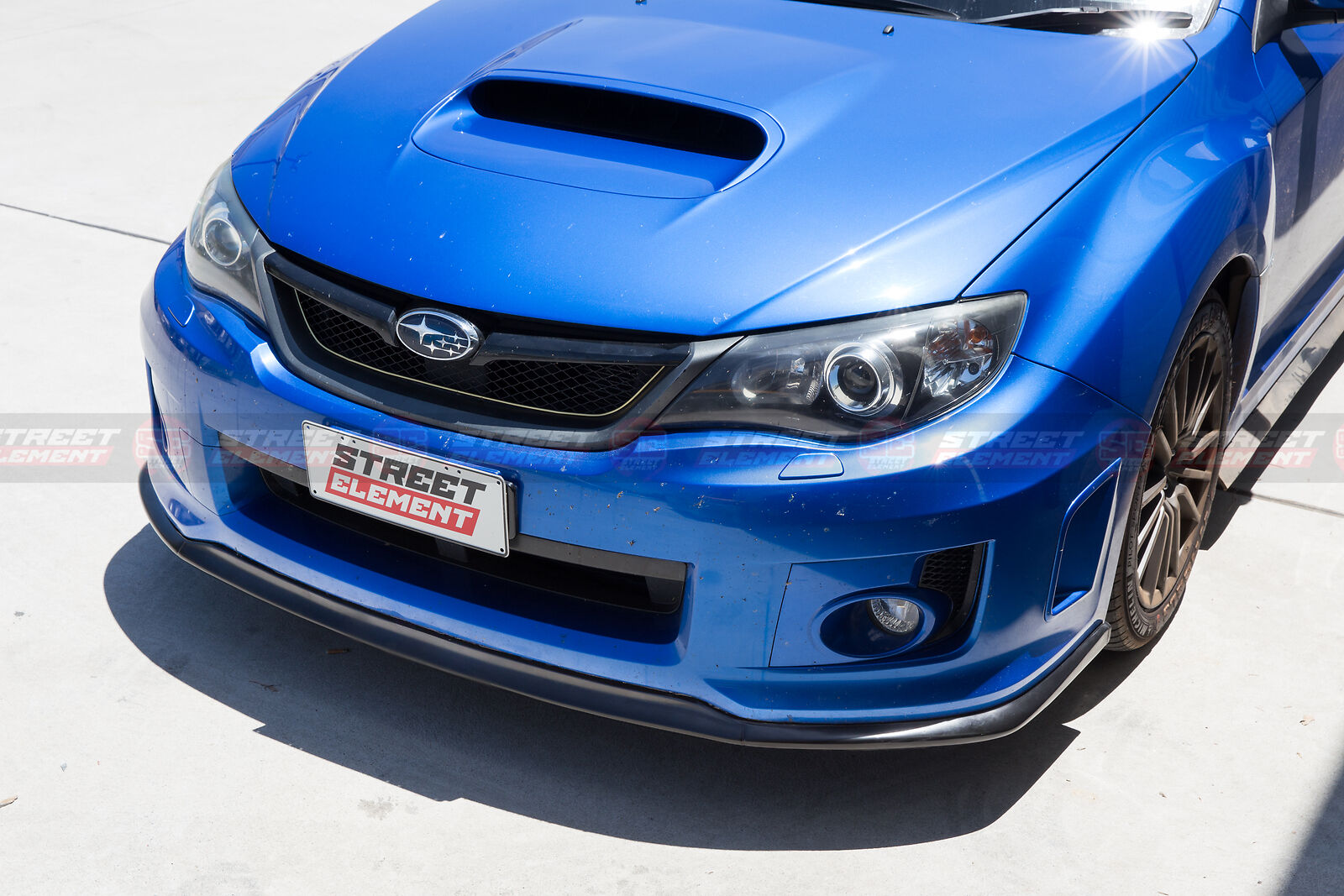 CS Type-1 Style Front Lip For 2011-2013 Subaru Impreza WRX/STI G3 GV (UNPAINTED)