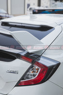 TYPE R Style Trunk Wing Spoiler For 2016-2020 Honda Civic HATCH (WHITE NH-788P)