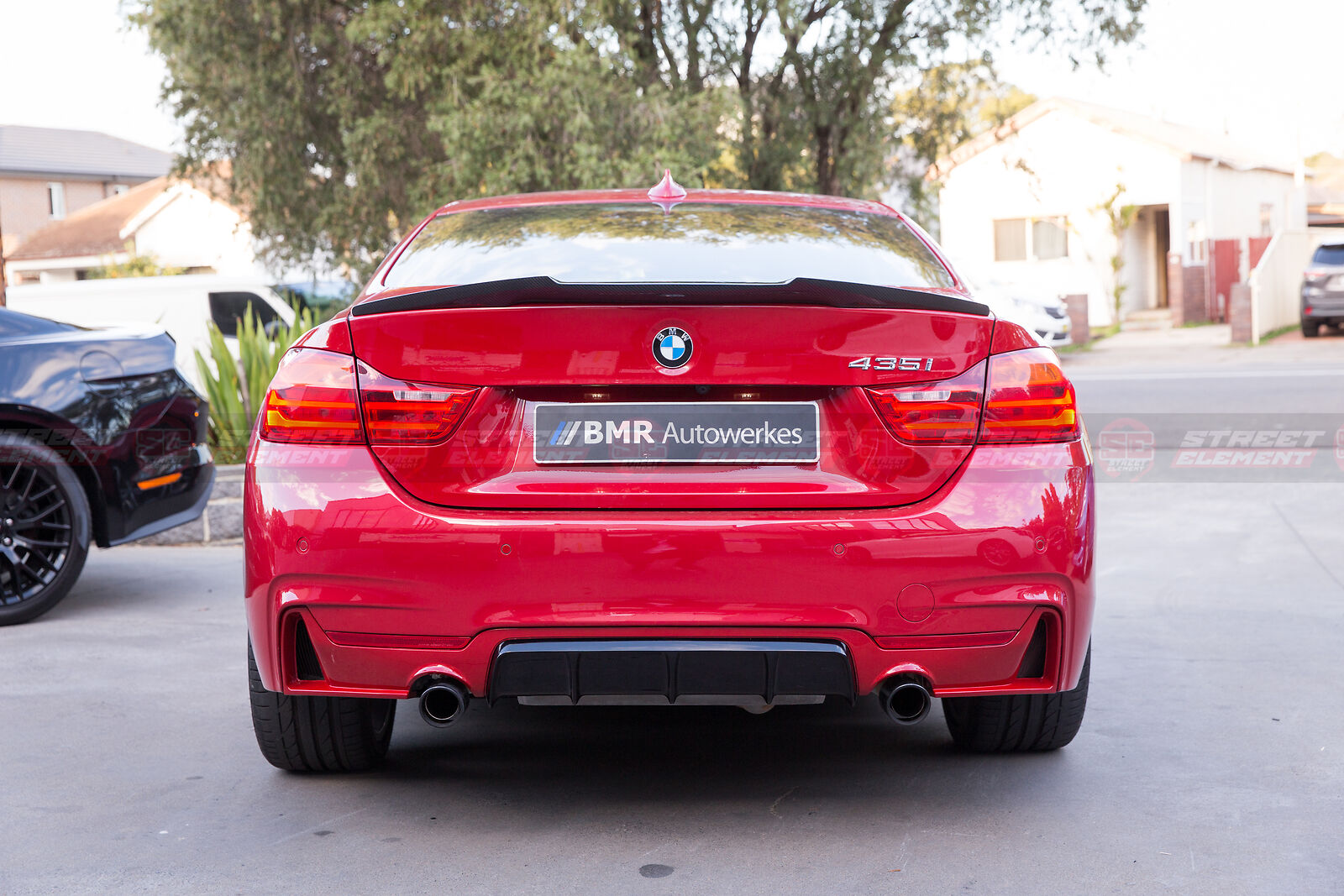 M4 V2 Style Carbon Fibre Trunk Spoiler For MY14-18 BMW F33 4-Series/F83 M4 (CF)
