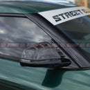 SEV1 Style Mirror Covers Stick-On For 2019-2021 Toyota Supra GR (CARBON FIBRE)