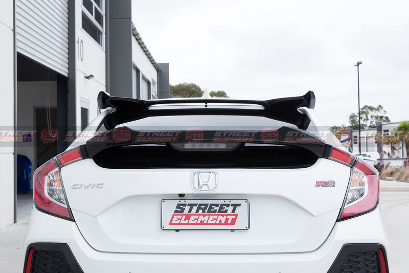 V1 Style Trunk Spoiler For 2016-2020 Honda Civic 10TH HATCHBACK (GLOSS BLACK)