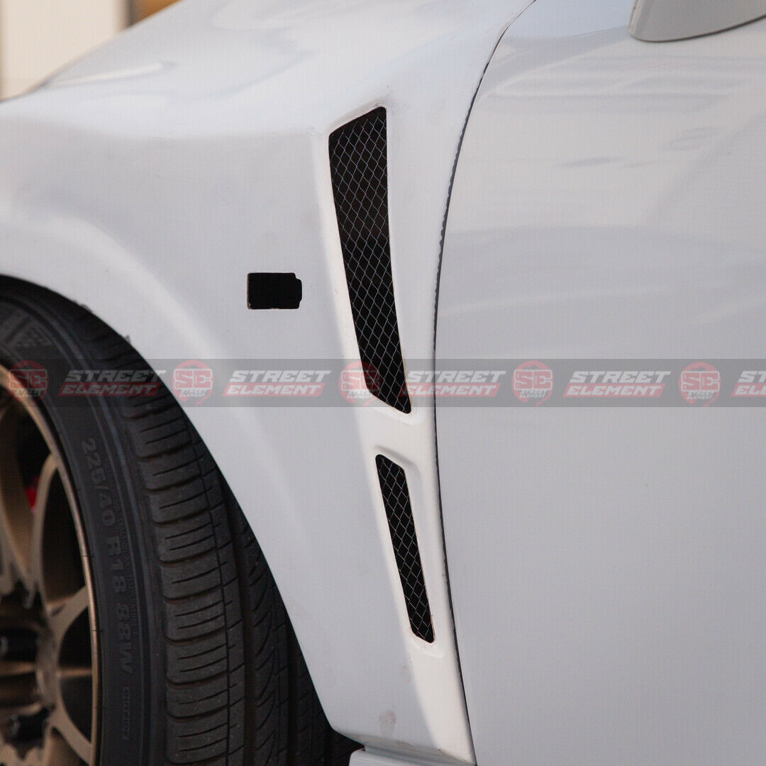 STREET ELEMENT FEEL'S Style Front Fenders & Add-On For 2007-2011 Honda FD2 Civic Type R [Unpainted]