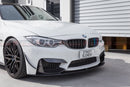 Carbon Front Hyper Canards (Pair) For MY14-18 BMW F80 M3 & F82/F83 M4 (CF)