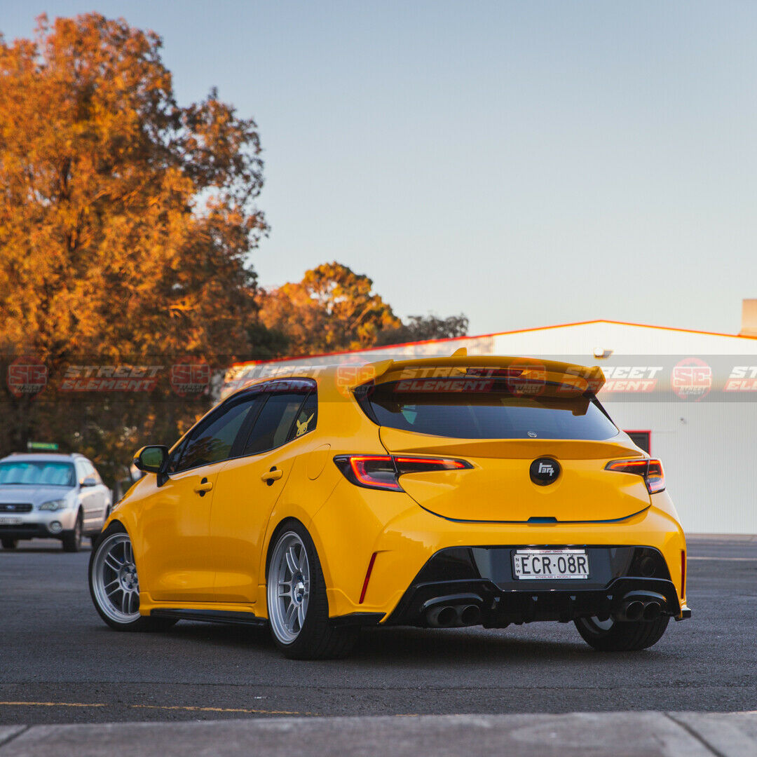 TRD Style Rear Bumper Pods For 2018-2021 Toyota Corolla Hatchback (MATTE BLACK)