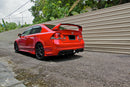 STREET ELEMENT MUGEN Style Wing Spoiler For 2007-2011 Honda FD Civic 8th Gen [Unpainted]