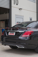 V1 Style Spoiler For 2015-2020 Mercedes-Benz W205 C-Class Sedan (CARBON FIBRE)