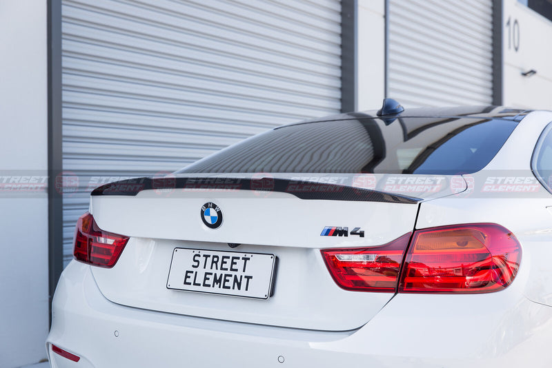 M-P Style Rear Trunk Lip Spoiler For 2014-2020 BMW F82 M4 Coupe (CARBON FIBRE)