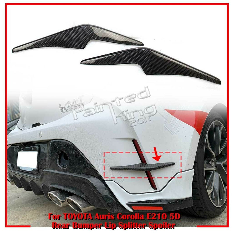 STREET ELEMENT V1 Style Rear Bumper Trim Add-On For 2018-2021 Toyota Corolla E210 [Paint Matched]