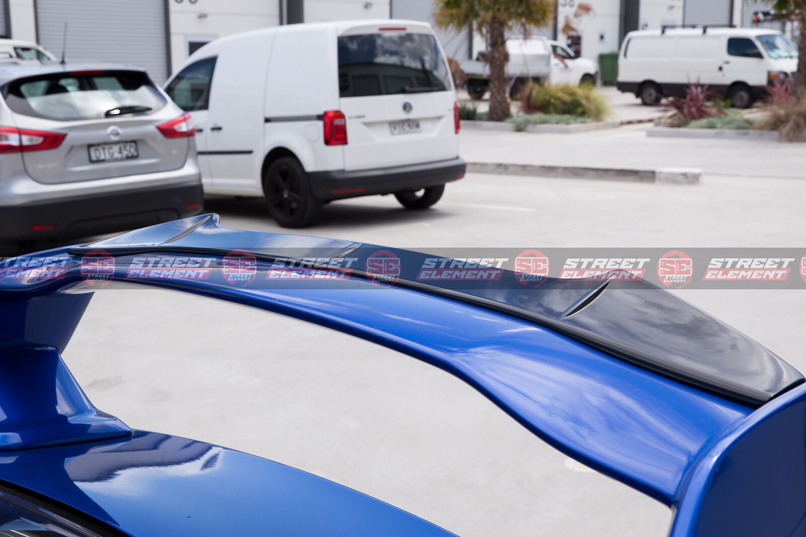 RWN Style Gurney Flap For 2014-2020 Subaru WRX/STI Trunk Spoiler (FORGED CARBON)