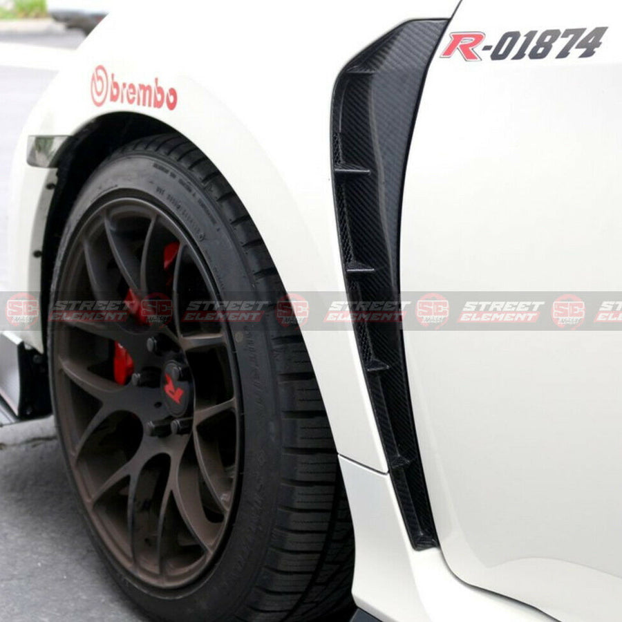OE Style Fender Vent Covers For 2017-2020 Honda Civic Type R FK8 (CARB