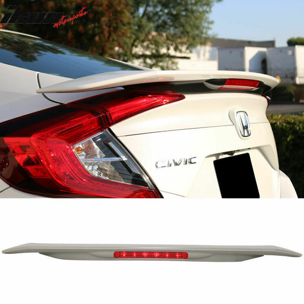 OE-RS Style Trunk Wing Spoiler For 2016-2020 Honda Civic 10TH SEDAN (UNPAINTED)