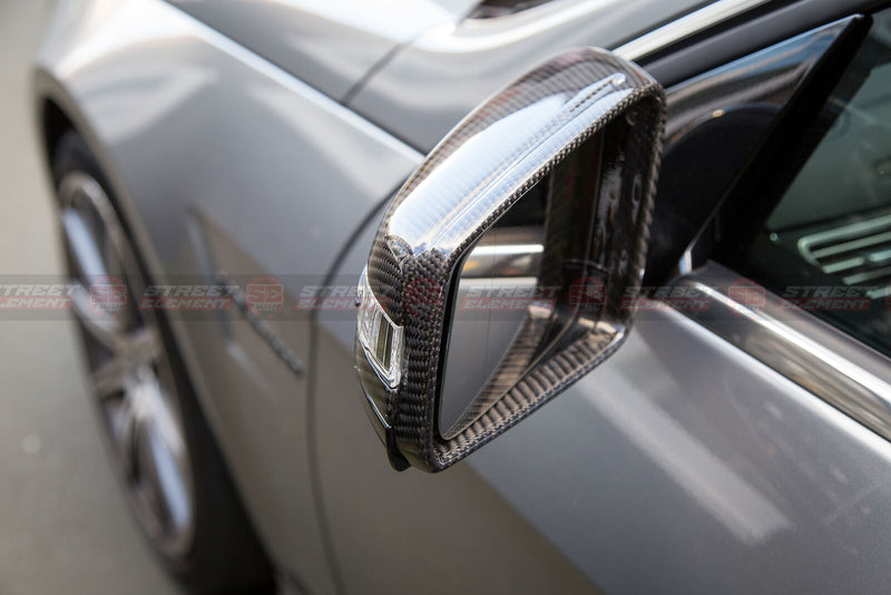 Mirror Replacement For Mercedes-Benz W176 C117 W204 C204 W212 (CARBON FIBRE) NEW