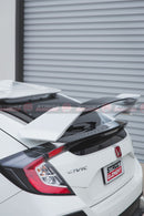 TYPE R Style Trunk Wing Spoiler For 2016-2020 Honda Civic HATCH (WHITE NH-788P)
