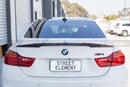 M-P Style Rear Trunk Lip Spoiler For 2014-2020 BMW F82 M4 Coupe (CARBON FIBRE)