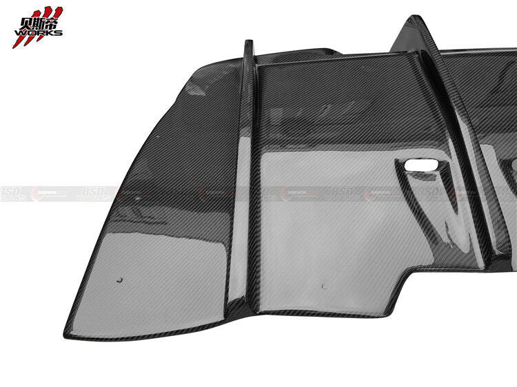 M-Benz C-Class W205/C63S PSM Dynamic Style Carbon Fibre Rear Bumper Diffuser