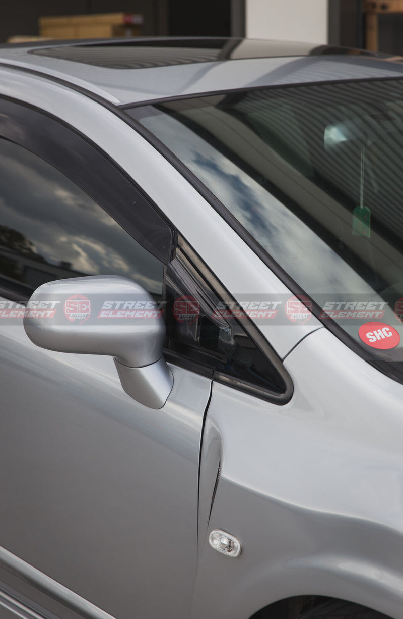 STREET ELEMENT FEEL'S Style Window Louvers/Side Duct For 2007-2011 Honda FD Civic 8th Gen [Acrylic]