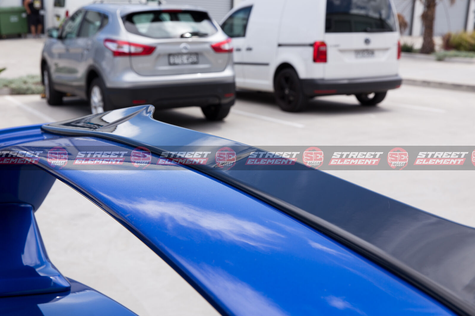 RWN Style Gurney Flap For 2014-2020 Subaru WRX/STI Trunk Spoiler (FORGED CARBON)