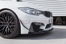 Carbon Front Hyper Canards (Pair) For MY14-18 BMW F80 M3 & F82/F83 M4 (CF)