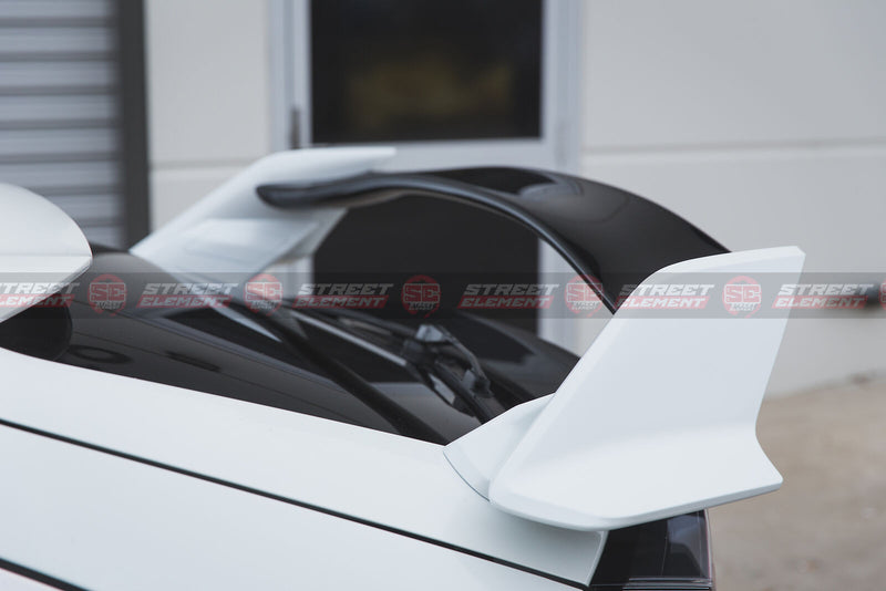 TYPE R Style Trunk Wing Spoiler For 2016-2020 Honda Civic HATCH (WHITE NH-788P)