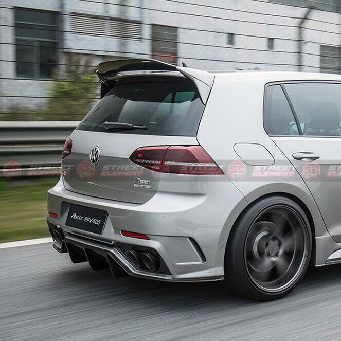 ASPEC Style Rear Bumper ONLY For 2013-2020 VW Golf GTI/R MK7 MK7.5 (UN