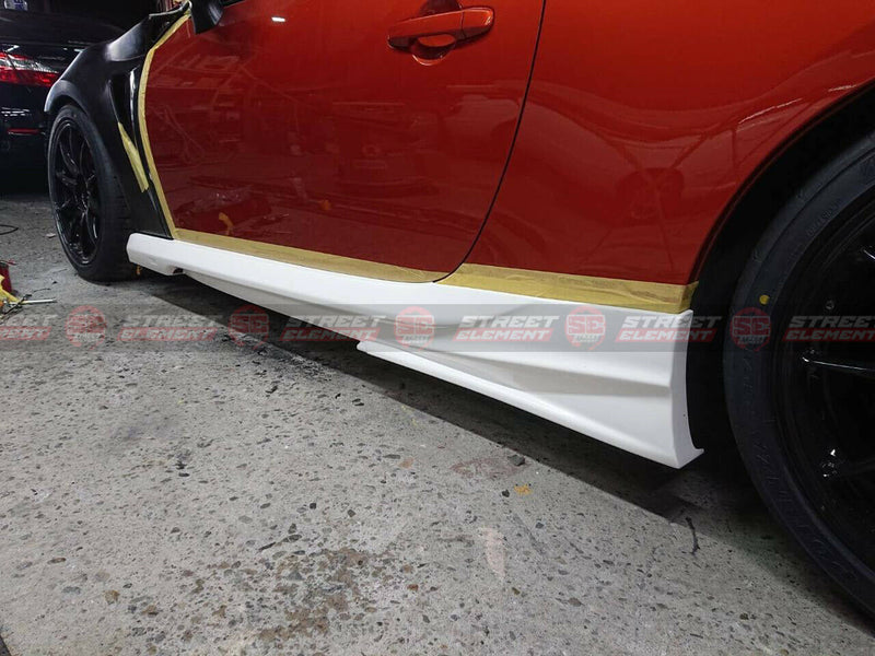 VRSK-2 Style Side Skirts & Add-on For 2012-2020 Toyota 86/Subaru BRZ (UNPAINTED)