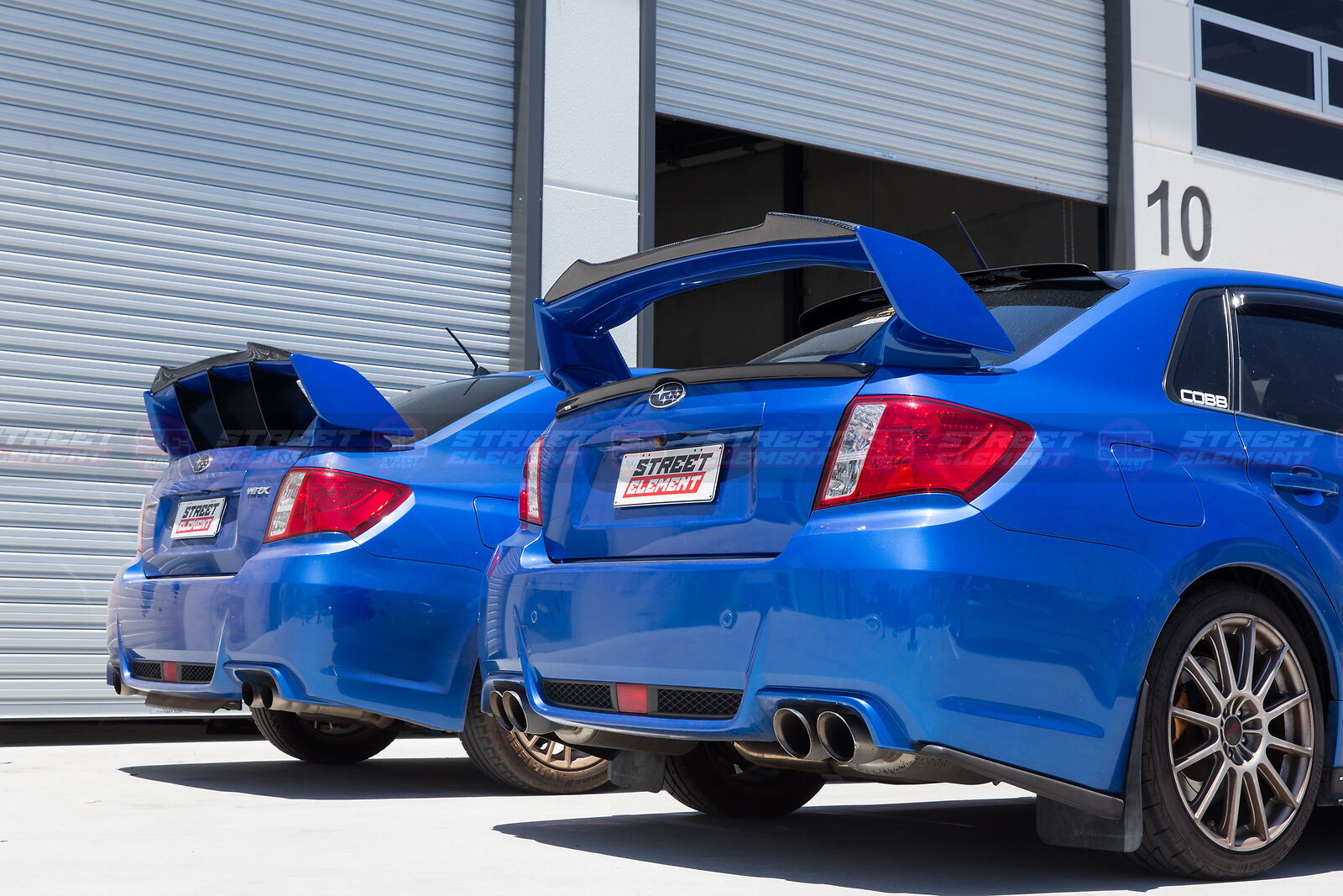 RWN Style Gurney Flap For 2011-2013 Subaru WRX/STI Trunk Spoiler (CARBON FIBRE)