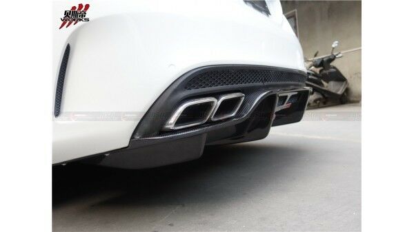 M-Benz C-Class W205/C63S PSM Dynamic Style Carbon Fibre Rear Bumper Diffuser