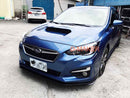ST Style Front Bumper Lip For 2016-2019 Subaru Impreza G5 HATCH (MATTE BLACK)