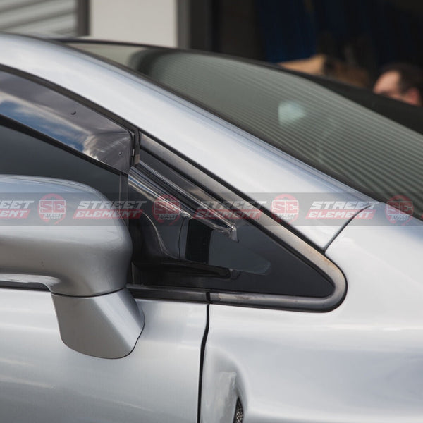 STREET ELEMENT FEEL'S Style Window Louvers/Side Duct For 2007-2011 Honda FD Civic 8th Gen [Acrylic]
