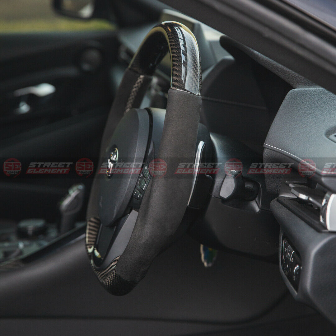 DMK Steering Wheel For 2019-2021 Toyota Supra GR (CARBON/RED LEATHER/STITCH) RED