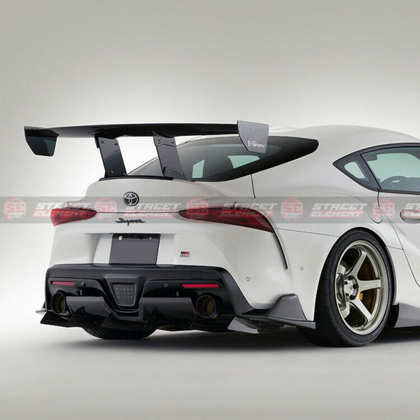 VRS-1 Style Rear Diffuser W/ Fins For 2019-2021 Toyota Supra GR (FORGED CARBON)